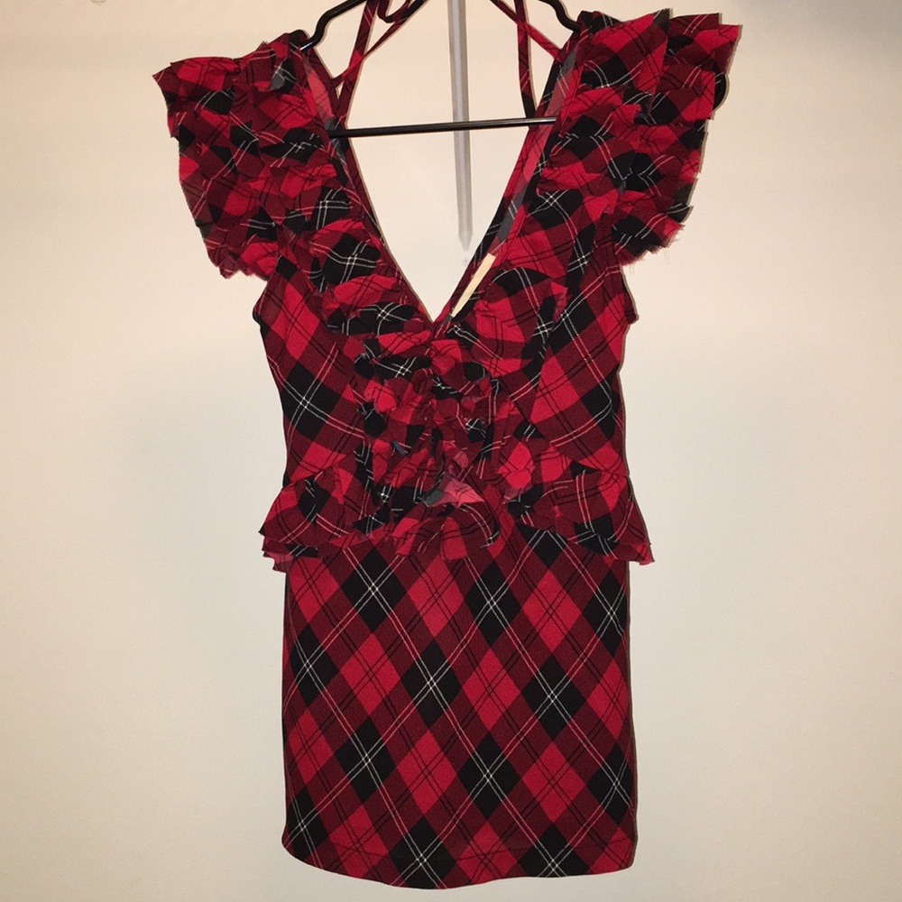 Ralph Lauren Denim and supply red plaid top